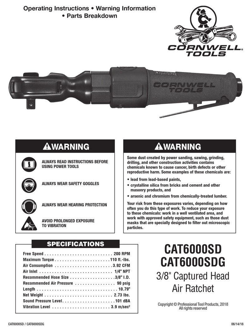 Cornwell Tools CAT6000SD operating instructions