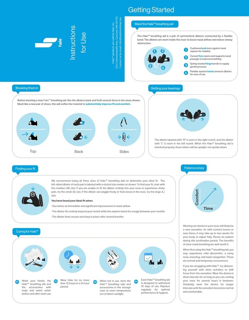 HALE Breathing aid Instructions for use