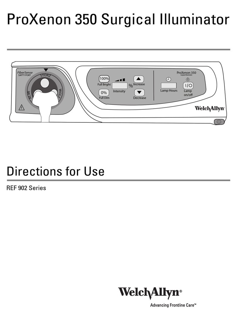Welch Allyn ProXenon 350 User manual