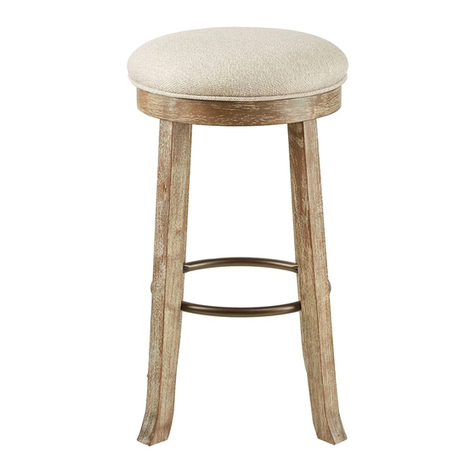 INK+IVY Oaktown Backless Bar Stool User manual INK+IVY Oaktown Backless Bar Stool User manual