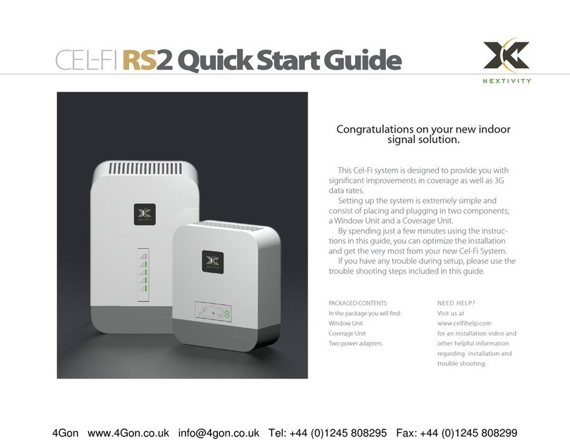 NEXTIVITY CEL-FI RS2 quick start guide