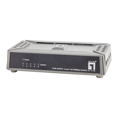 LevelOne FSW-0508TX User manual LevelOne FSW-0508TX User manual