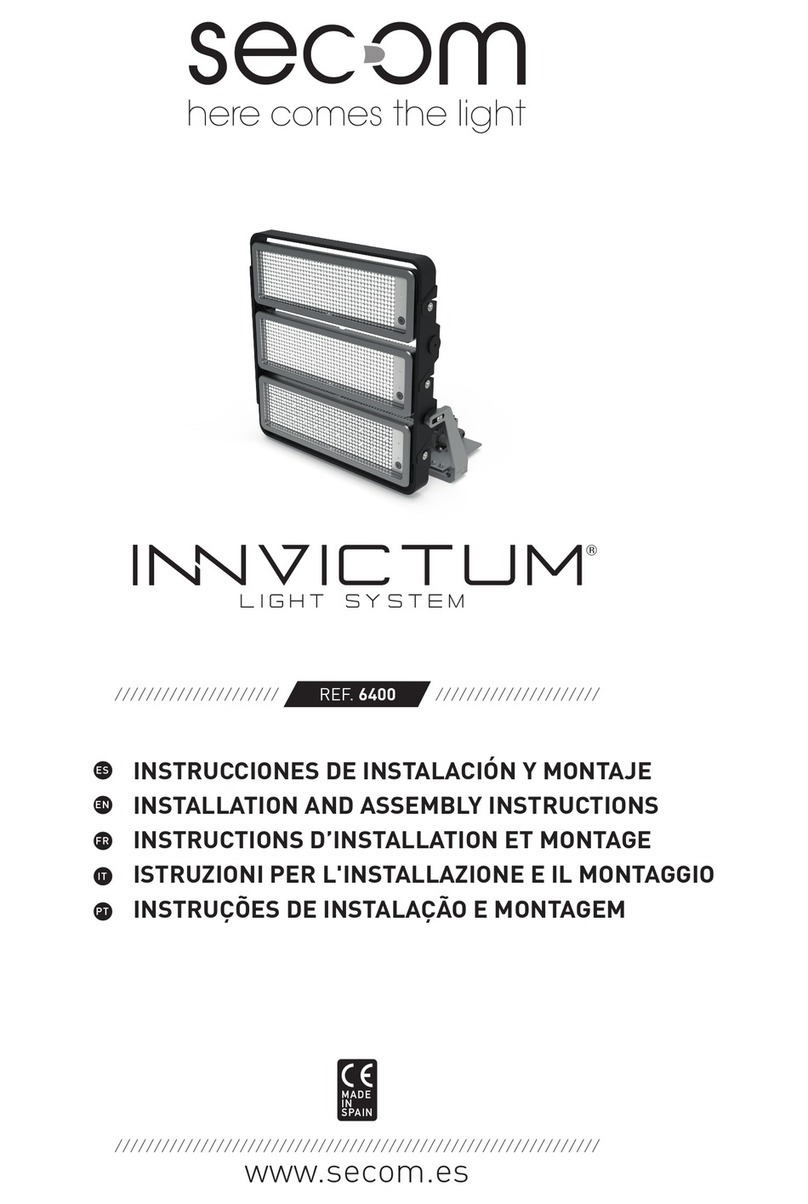 Secom INNVICTUM 6400 Installation and assembly instructions
