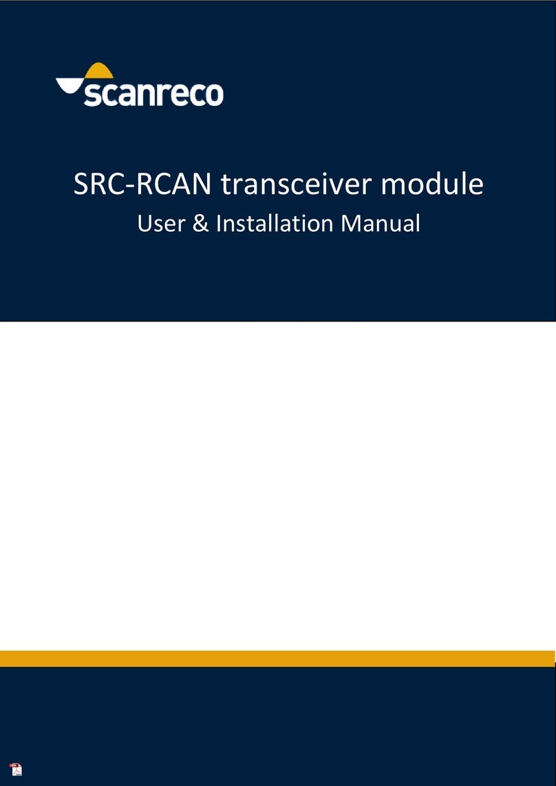 Scanreco SRC-RCAN User & installation manual