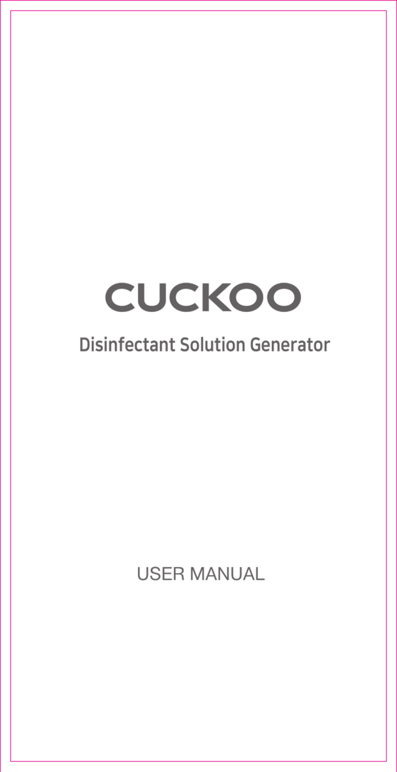 Cuckoo CS-A0250AW User manual