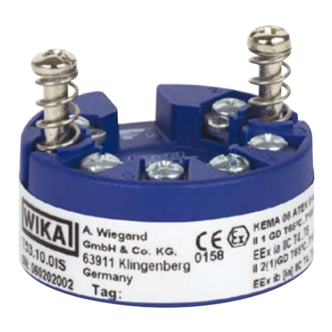 WIKA T53.10 Instruction sheet