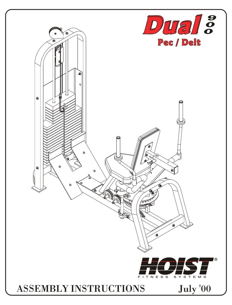 Hoist Fitness Dual 900 Assembly instructions