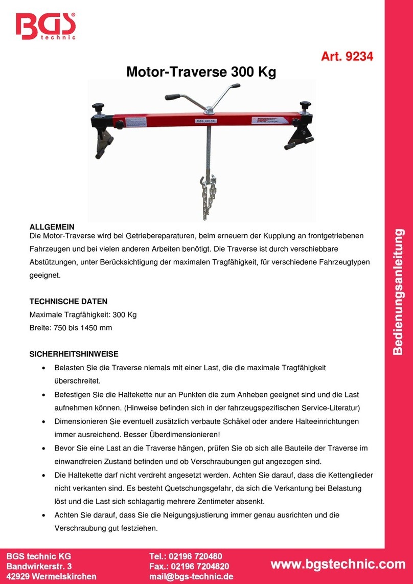 BGS technic 9234 User manual