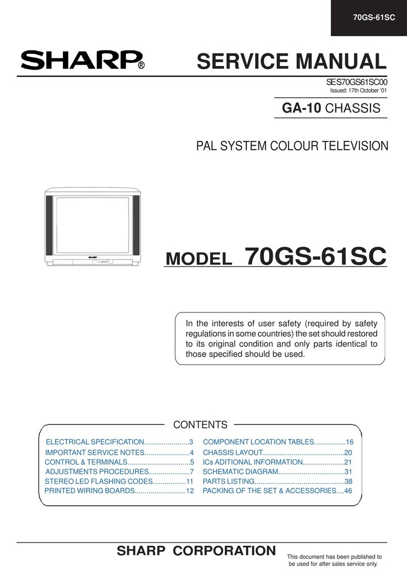 Sharp 70GS-61SC User manual