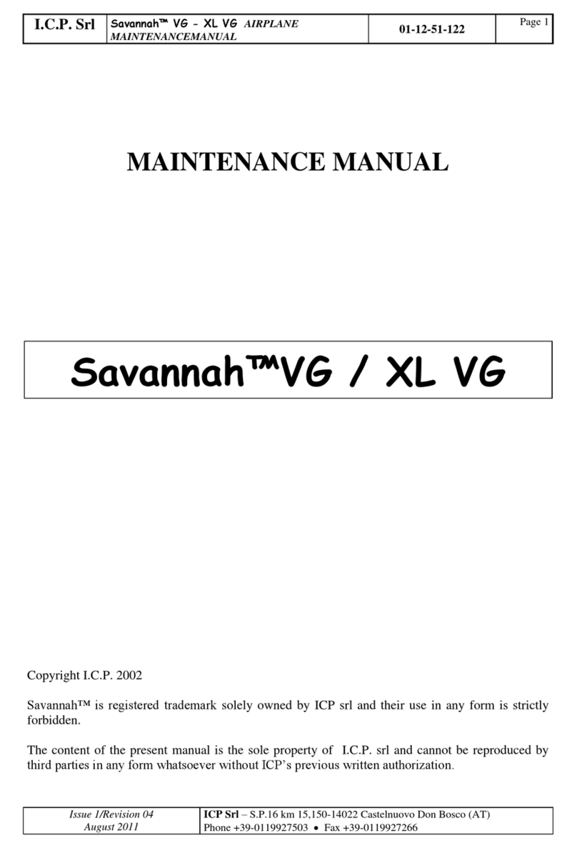ICP Savannah VG Maintenance manual
