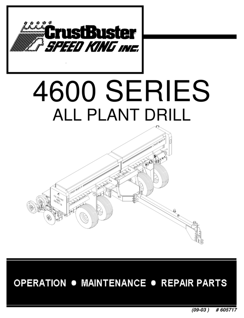 CrustBuster 4600 Series Operation maintenance manual & parts list