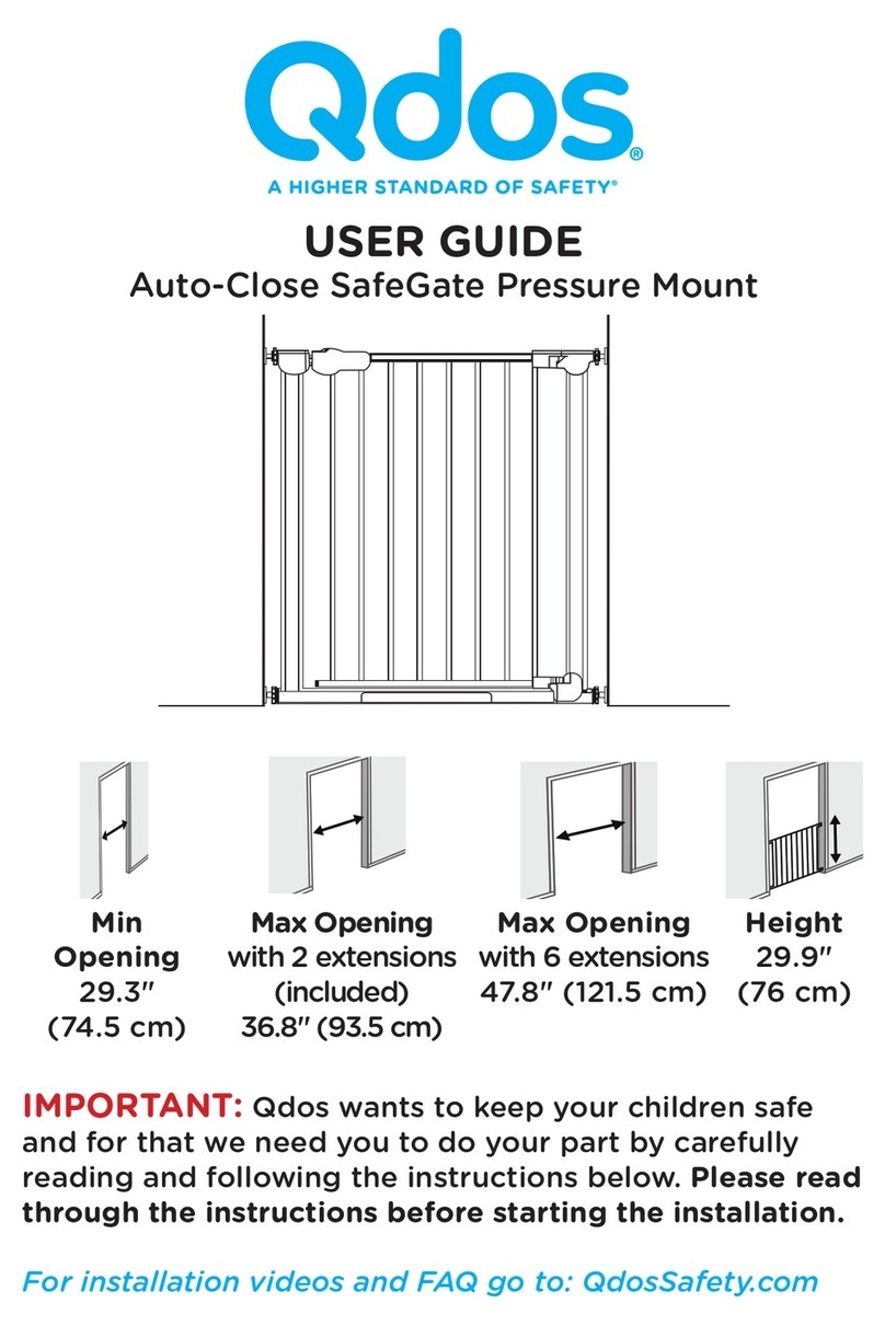Qdos Auto-Close SafeGate User manual