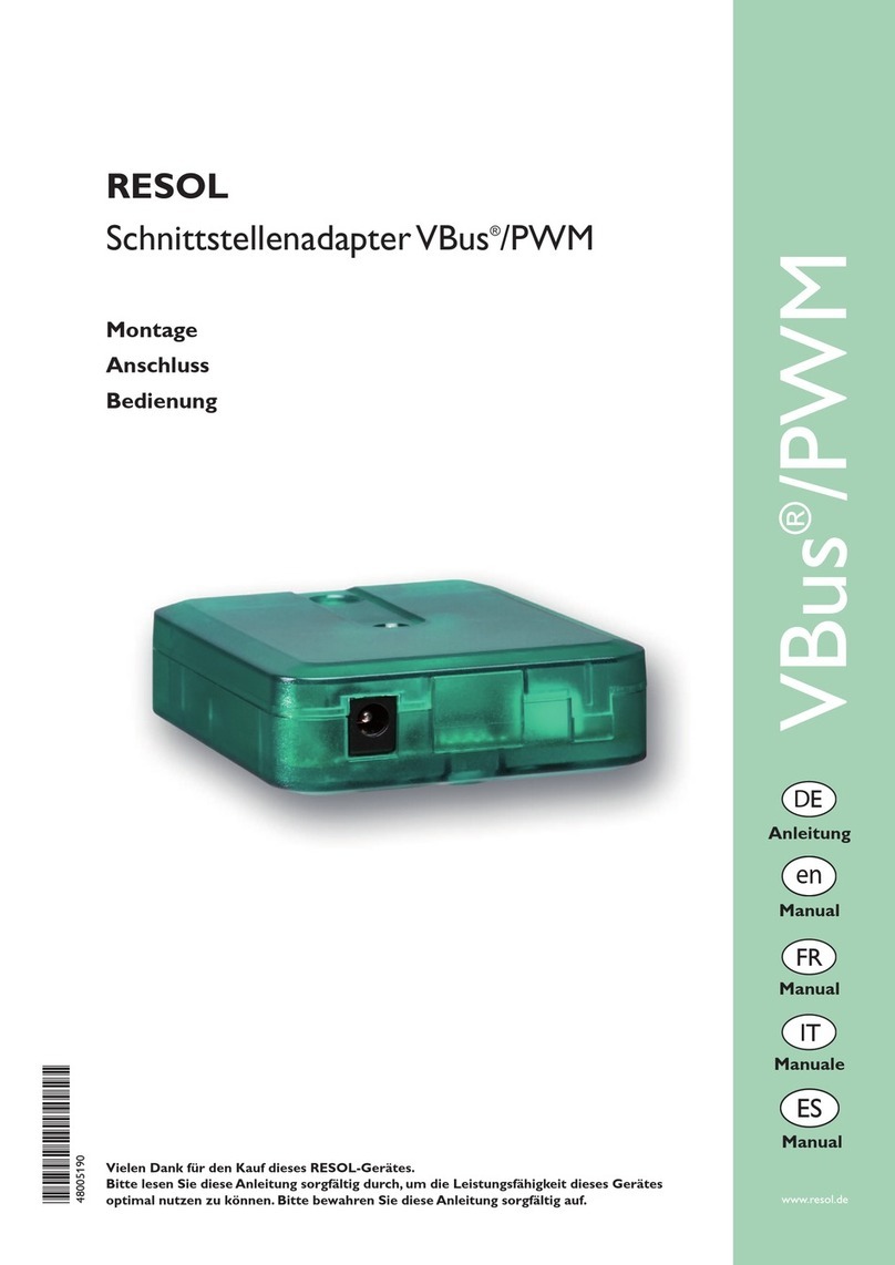 Resol VBus/PWM manual