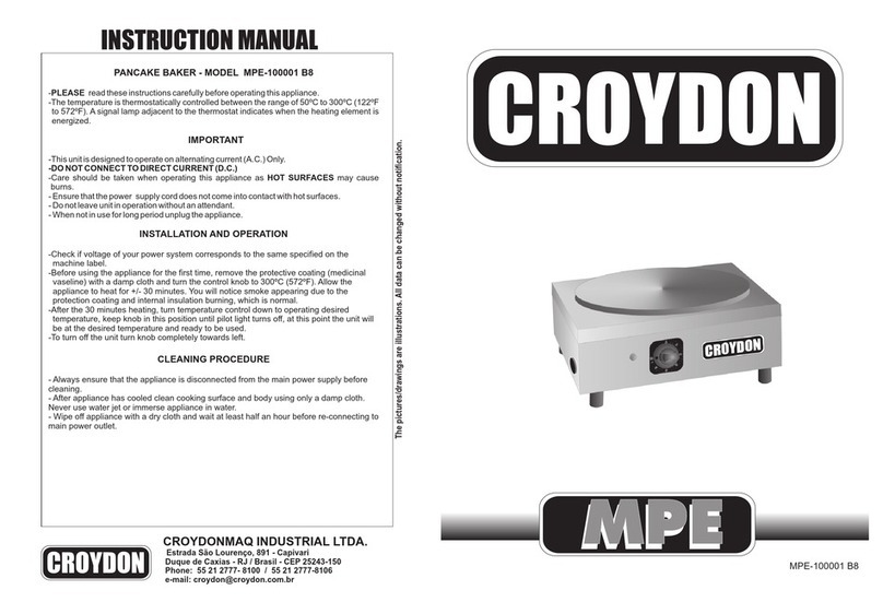 croydon MPE-100001 B8 quick start guide