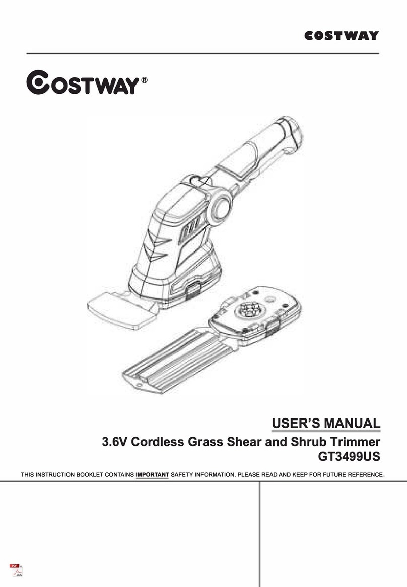 Costway GT3499US user manual Costway GT3499US user manual
