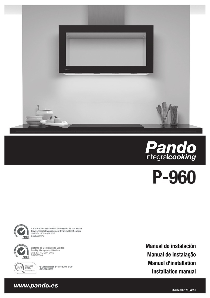 Pando P-960 installation manual