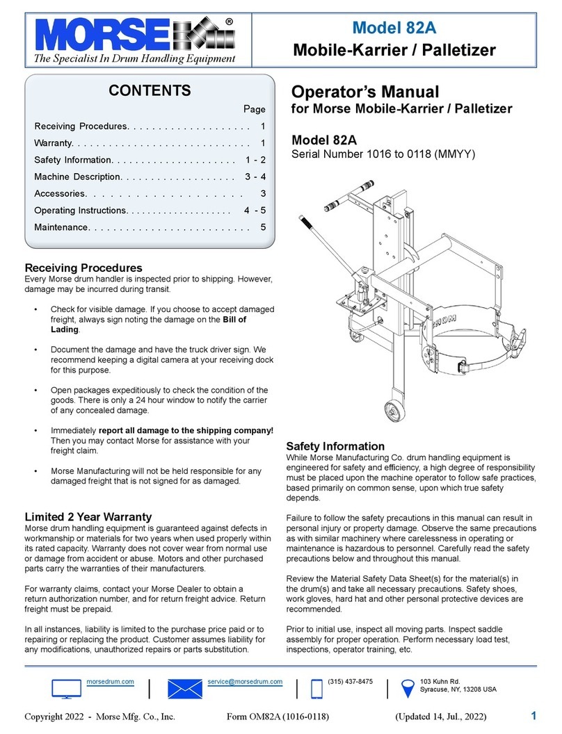 morse 82A Operator's manual