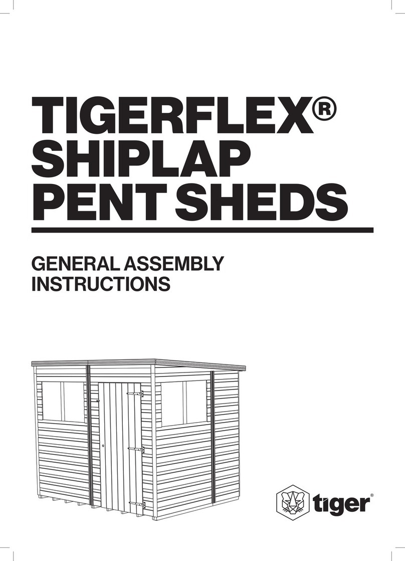 Tiger TigerFlex Shiplap Pent User manual