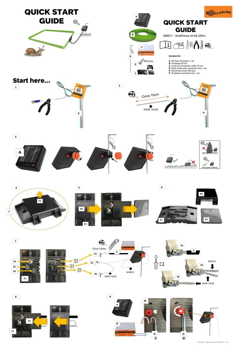 Gallagher 086511 quick start guide
