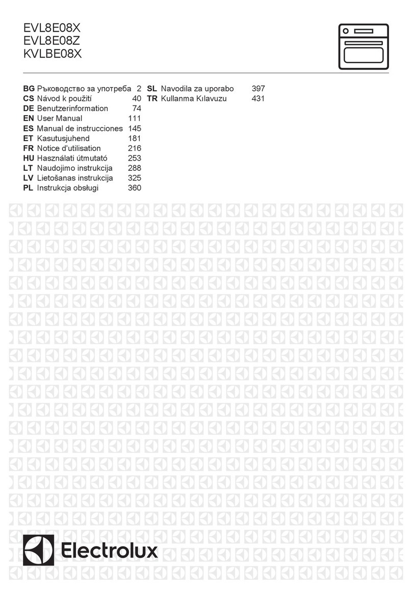 Electrolux EVL8E08X user manual