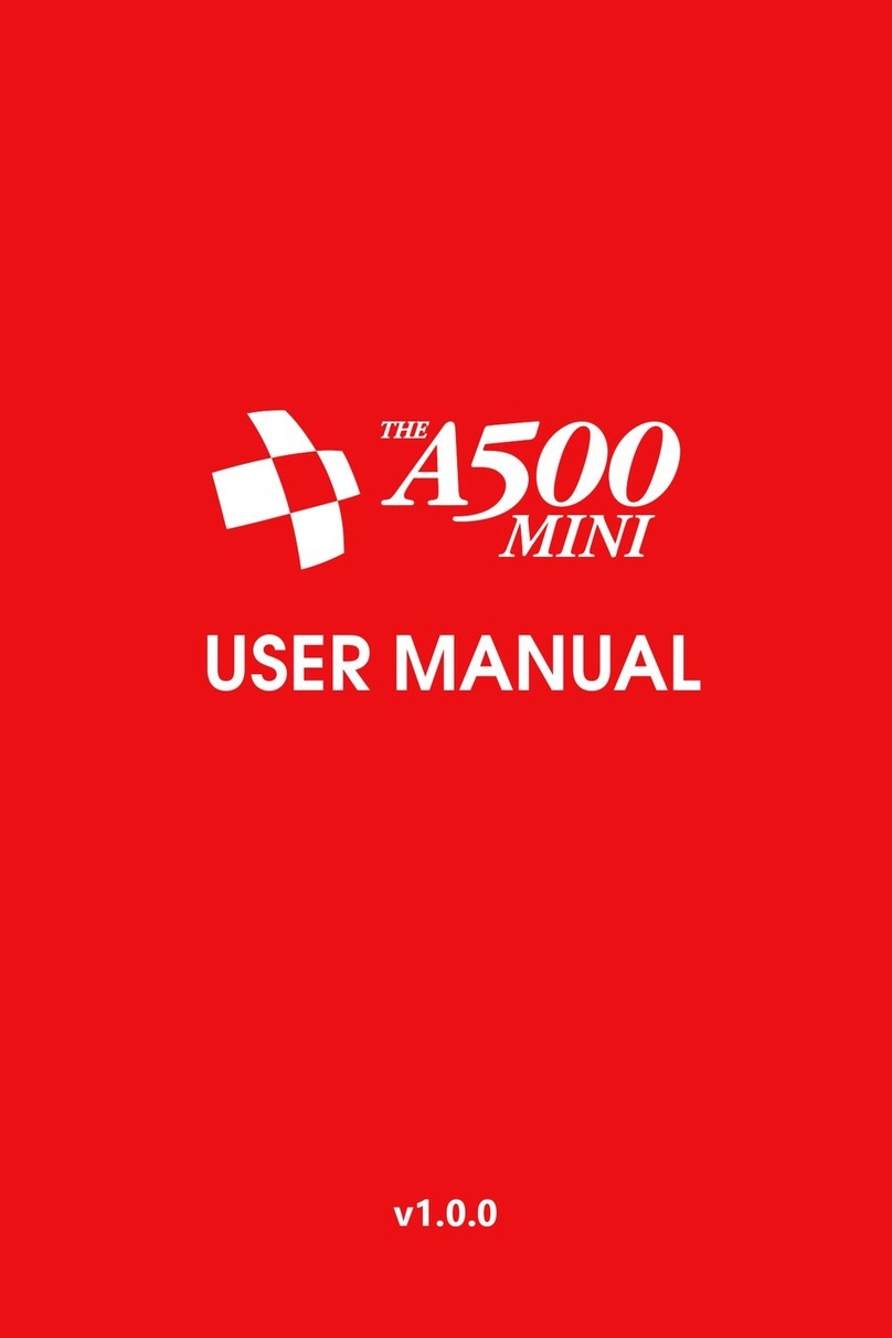 Retro Games THEA500 MINI User manual
