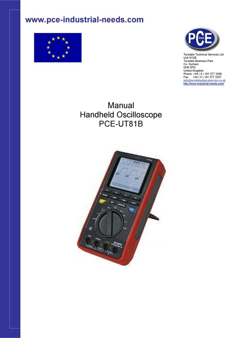 PCE Instruments PCE-UT81B manual