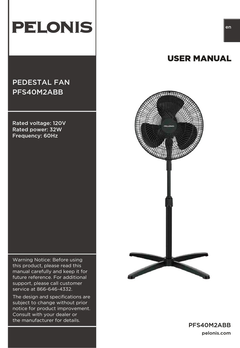 Pelonis PFS40M2ABB User manual