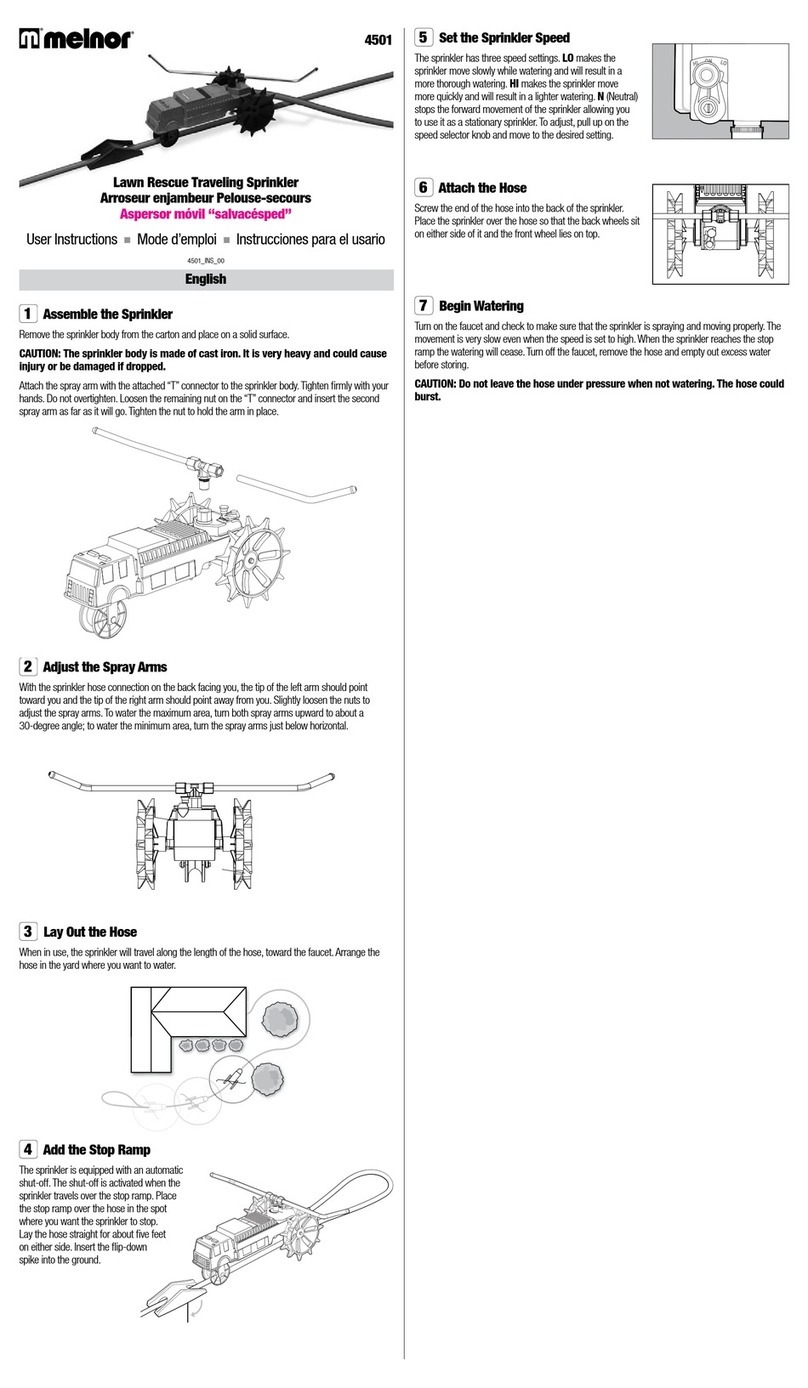 Melnor 4501 User instructions