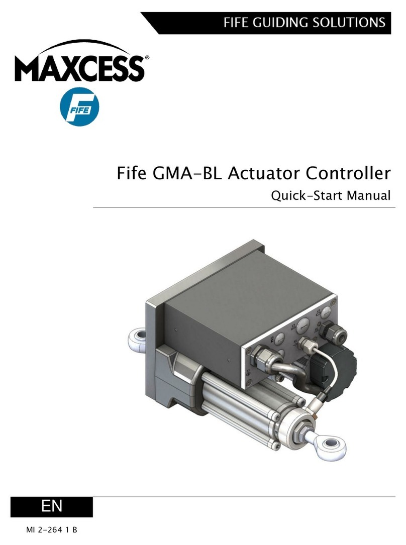 Maxcess Fife GMA-BL Instruction manual