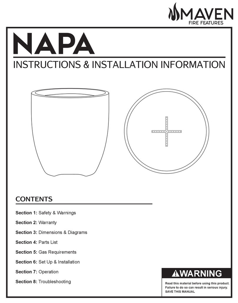 Maven NAPA Series Operating instructions