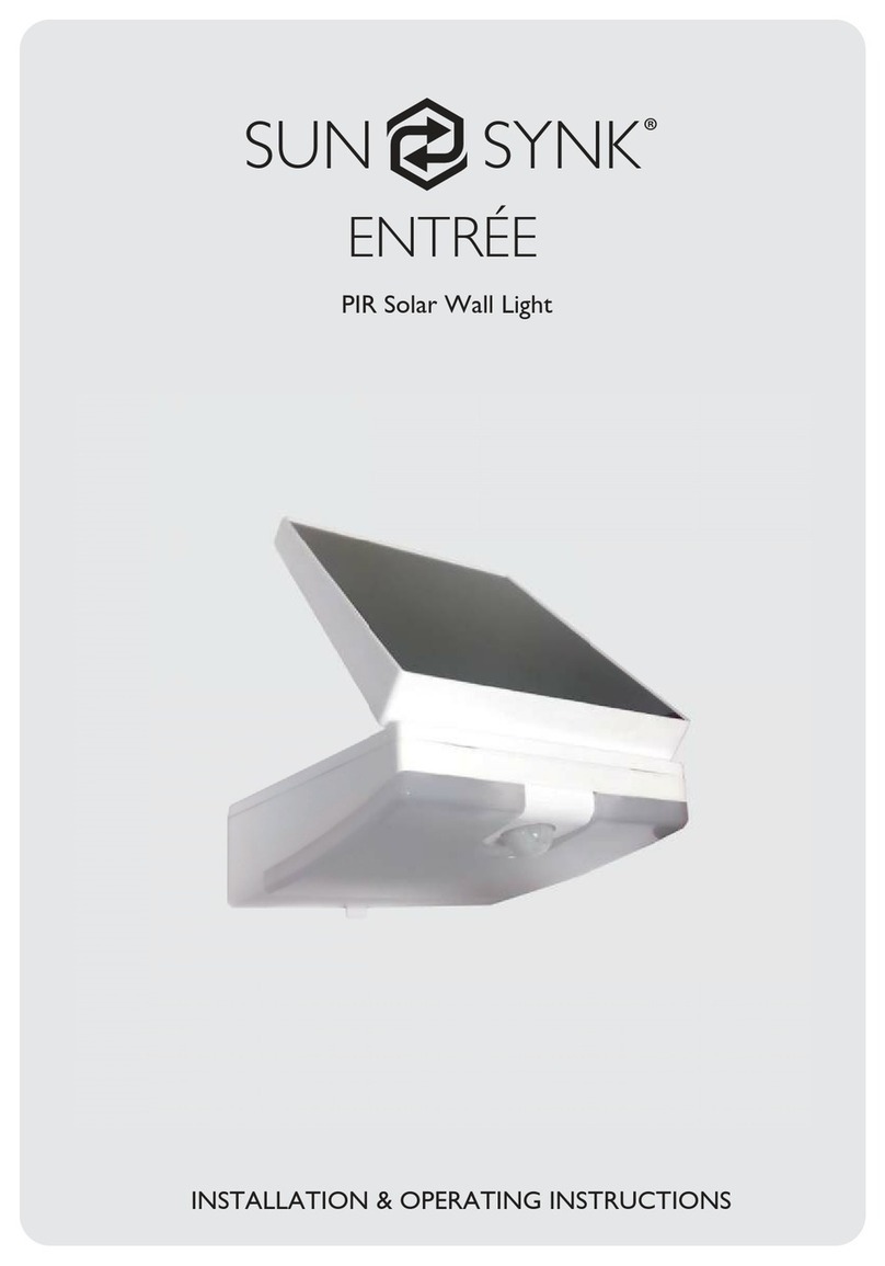 SunSynk ENTREE Installation & operating instructions SunSynk ENTREE Installation & operating instructions