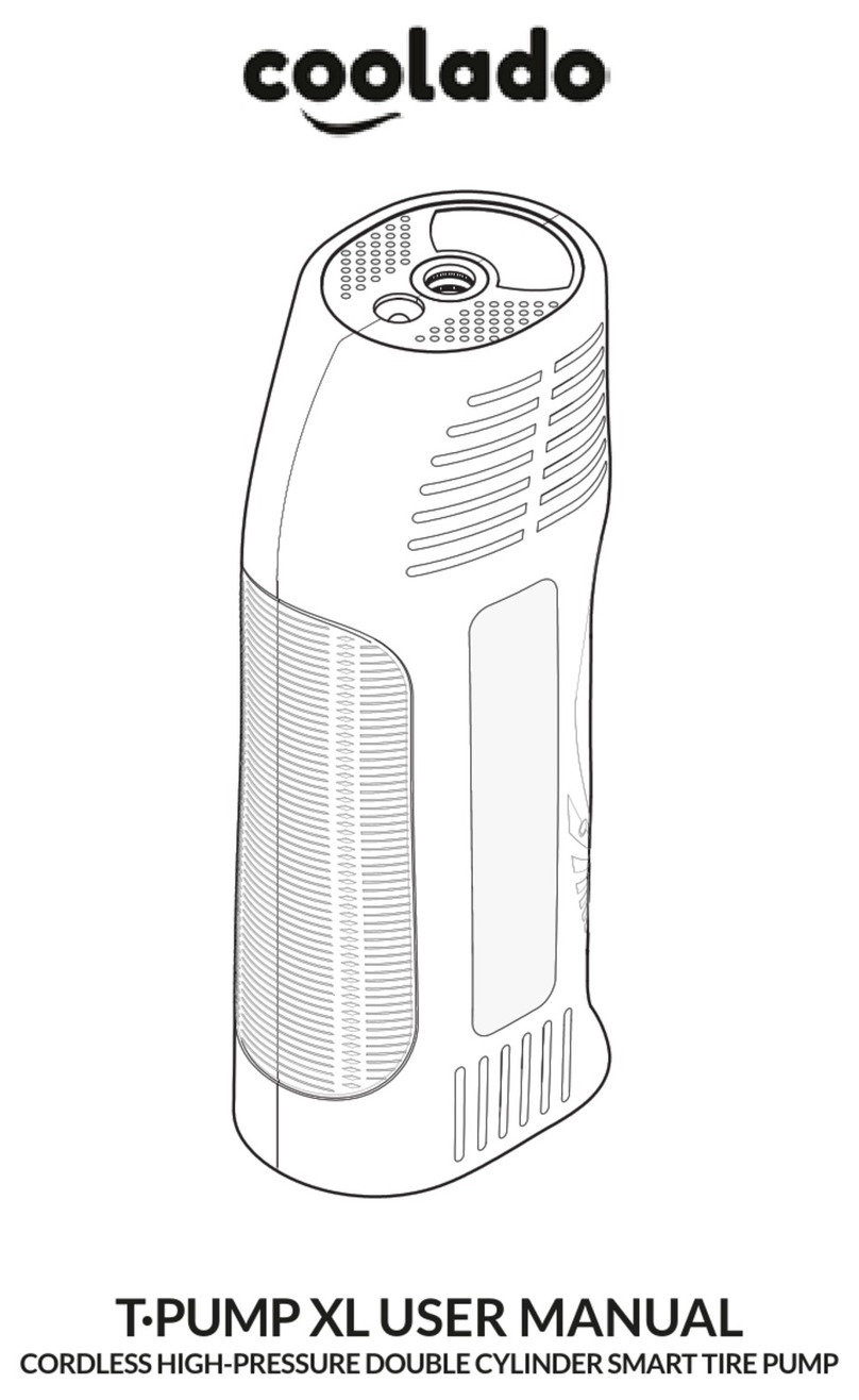 coolado T-PUMP XL user manual