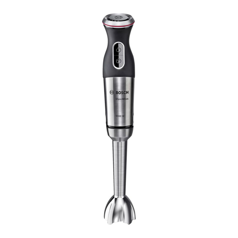 Bosch MaxoMixx MS8CM6 Series User manual