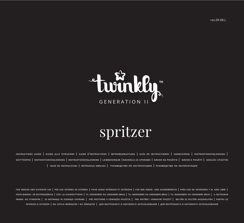 Twinkly Spritzer TWB200STP-WEU Manual