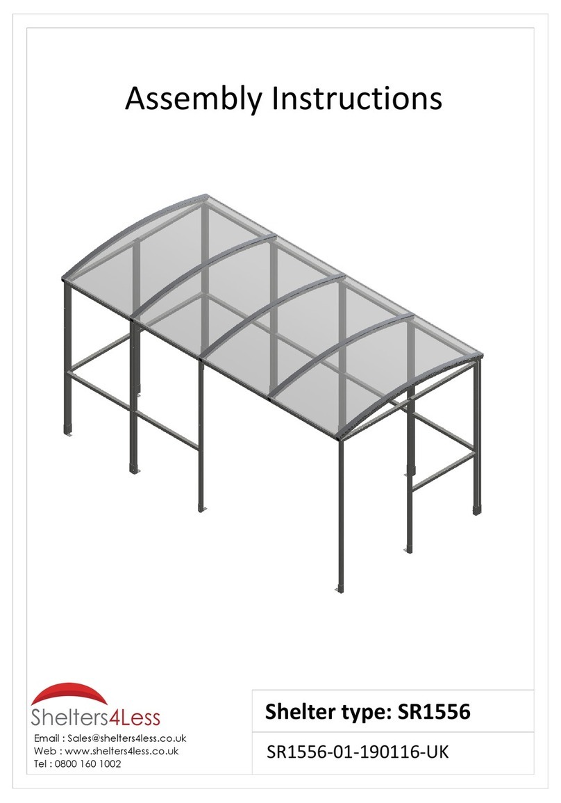 Shelters4Less SR1556 User manual