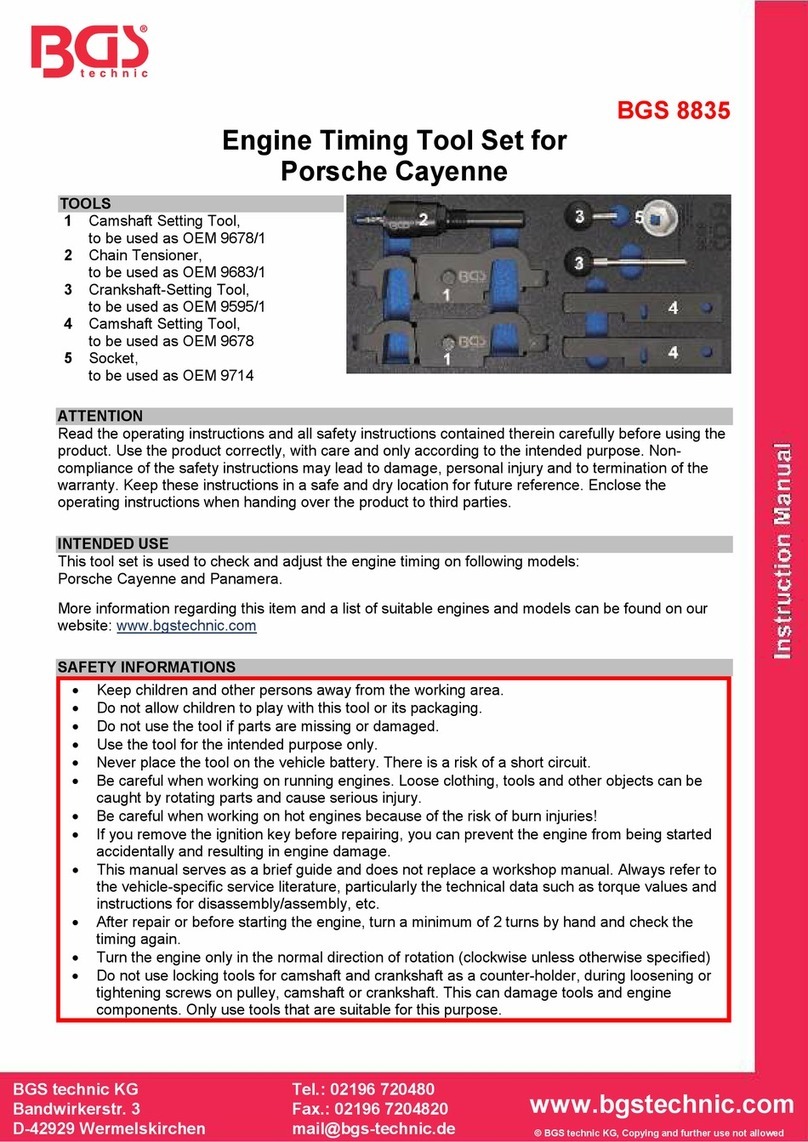 BGS technic 8835 User manual