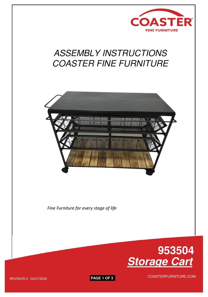 Coaster 953504 Assembly instructions