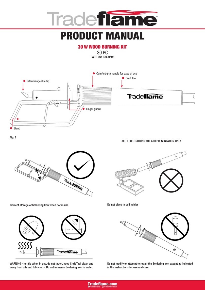 Tradeflame 10000608 product manual
