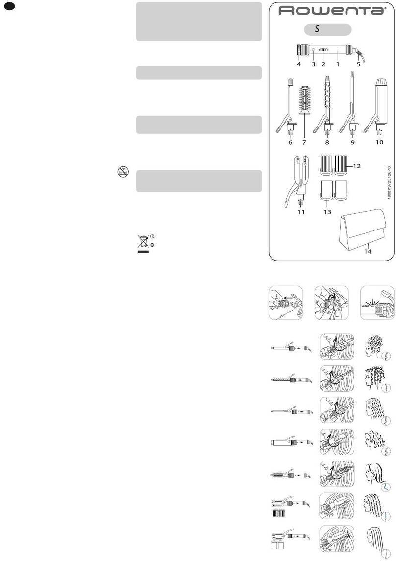 Rowenta Style 8 User manual