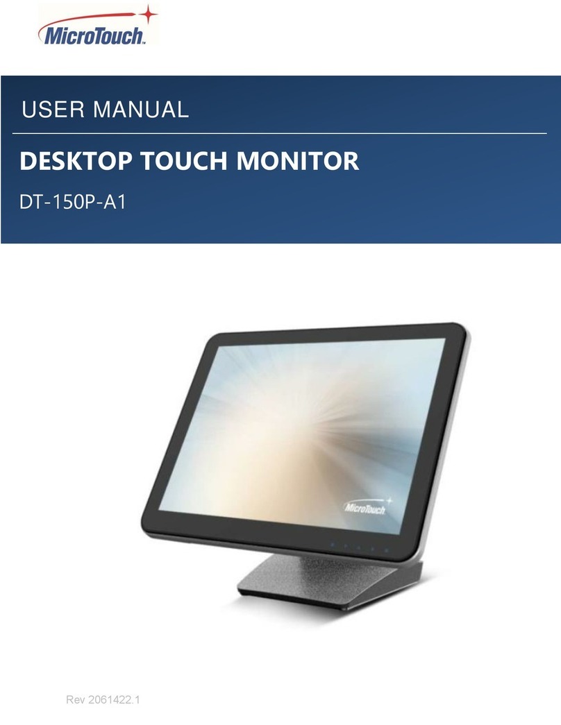 TES MicroTouch DT-150P-A1 User manual