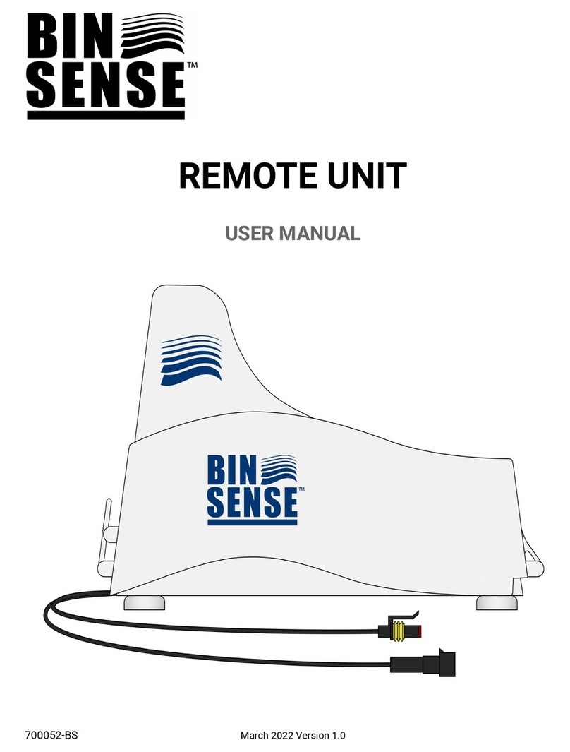 Calian IntraGrain Bin-Sense user manual