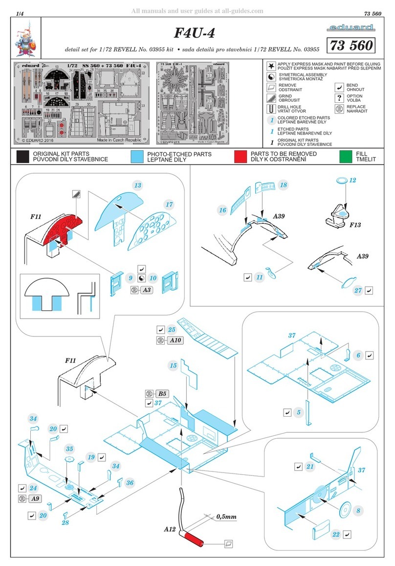 Eduard F4U-4 User manual