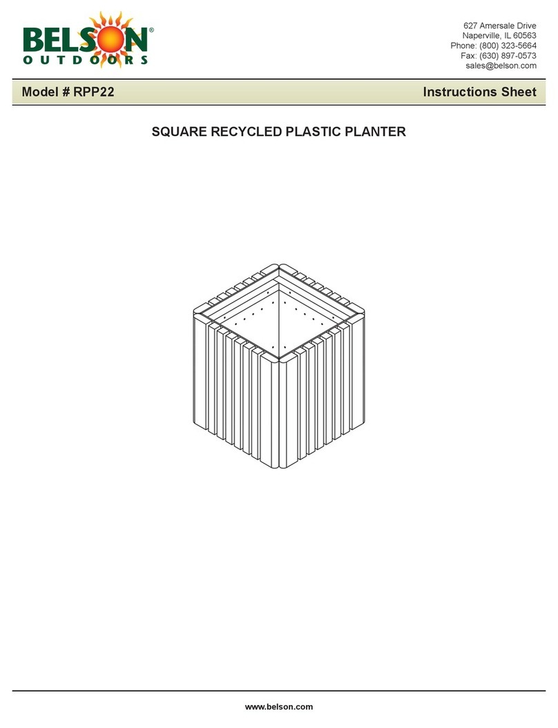 Belson Outdoors RPP22 instruction sheet