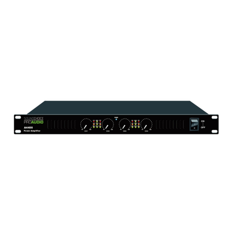 Soundchoice PROAudio A4 Series Installation and operation manual
