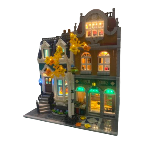 Glow Bricks Book Shop Lego 10270 installation guide