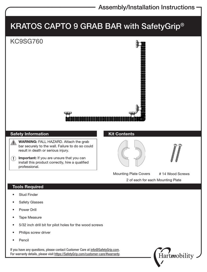 HartMobility KRATOS CAPTO 9 Assembly/installation instructions HartMobility KRATOS CAPTO 9 Assembly/installation instructions