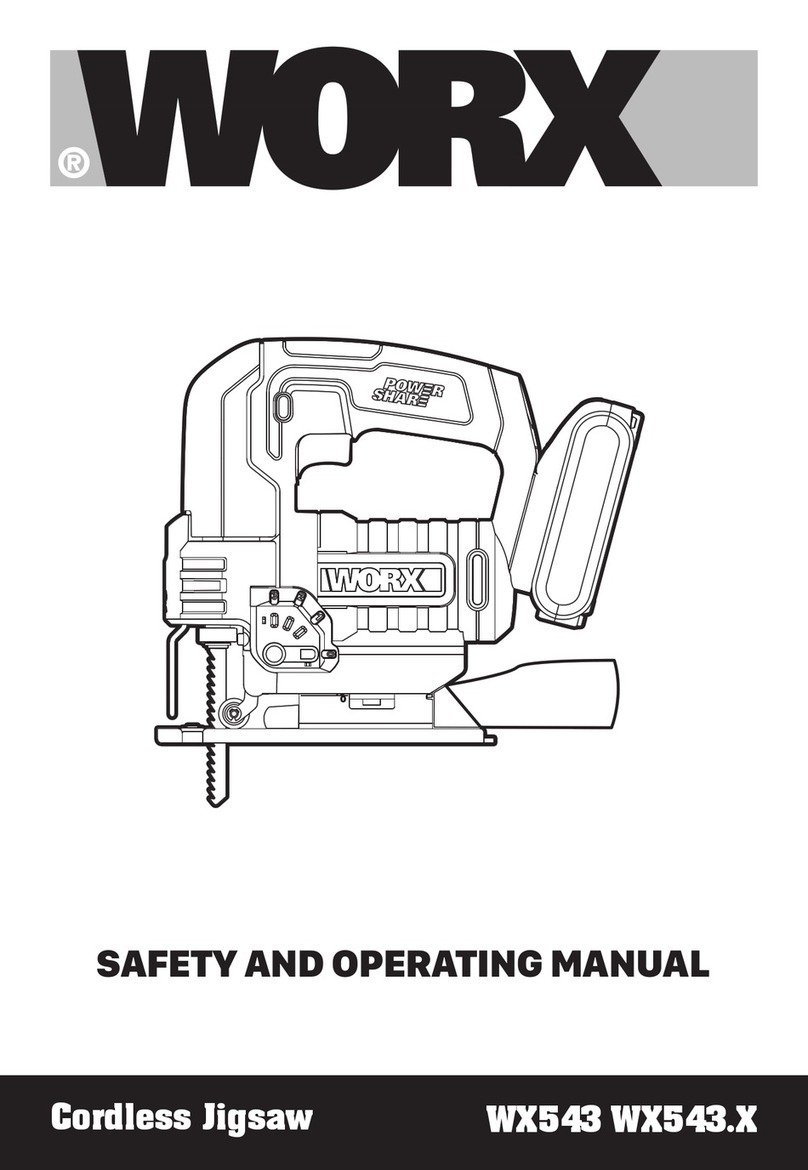 Worx WX543 Installation manual