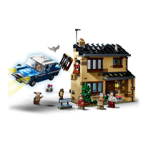 Glow Bricks HarryPotter 4 Privet Drive Lego 75968 installation guide