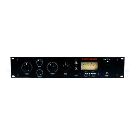 LENNARD AUDIO CLASSIC FET COMPRESSOR user manual