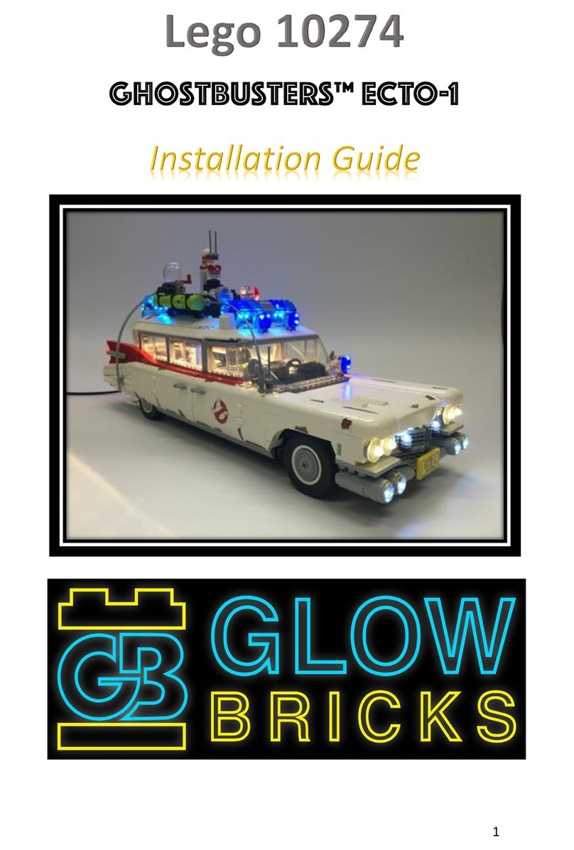 Glow Bricks GHOSTBUSTERS ECTO-1 Lego 10274 installation guide Glow Bricks GHOSTBUSTERS ECTO-1 Lego 10274 installation guide